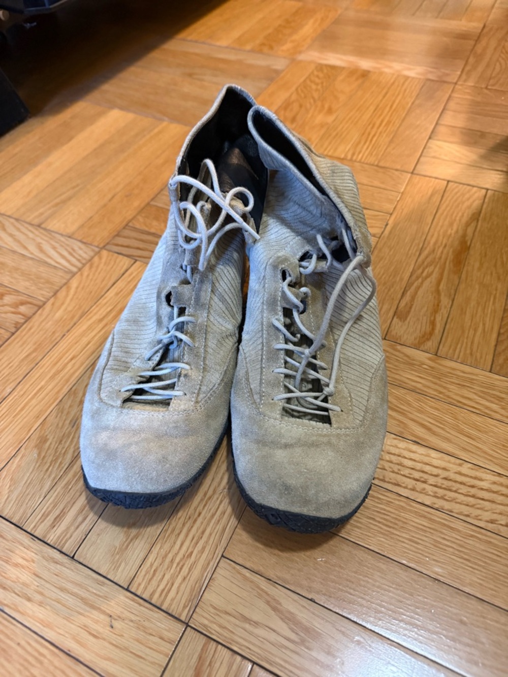 Furla Suede Lace Up Booties
